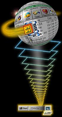 Please click on the links on the left to download WinZip